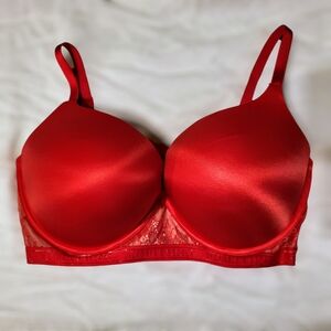 Victoria's Secret Bombshell Push-Up 38DD Red Bra